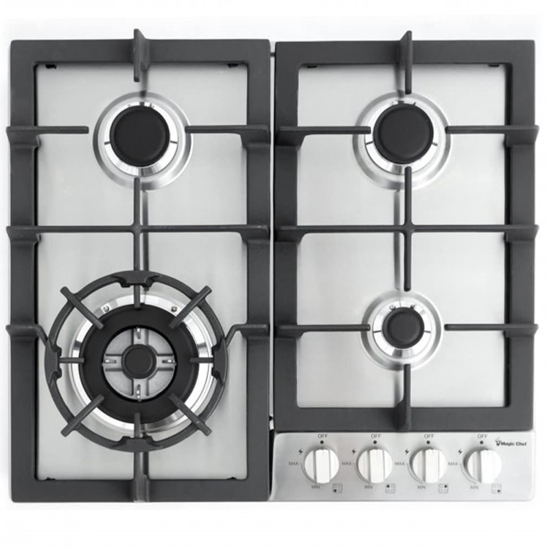 Magic chef MCSCTG24S Plaque encastrable | 4feux à gaz inox
