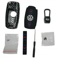 Volkswagen coque de protection pour clé de voiture en silicone