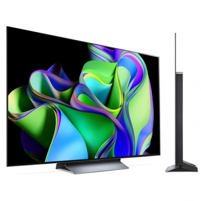 LG OLED77C34LA Téléviseur OLED  4K Smart TV  - Helloprice