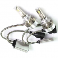 Ampoules de phares de voiture led super lumineuses 55w X7, 6500k, blanc pur, Ip68 H7 H11 Hb4 HB3 H8 P21| Nouveauté 2022