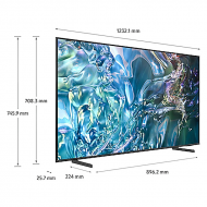 Samsung 55Q60 Téléviseur QLED 55" Smart 4K UHD TV, Hub SmartThings, 2024