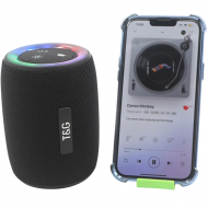 T&G TG434 Enceinte portable sans fil | Puissance 8W | Bluetooth 5.3, USB, LED