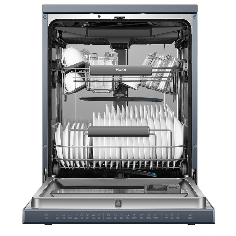 Haier HBWE15-366SS1QA Lave-vaisselle, 48dB, 15 couverts, classe énergétique A++