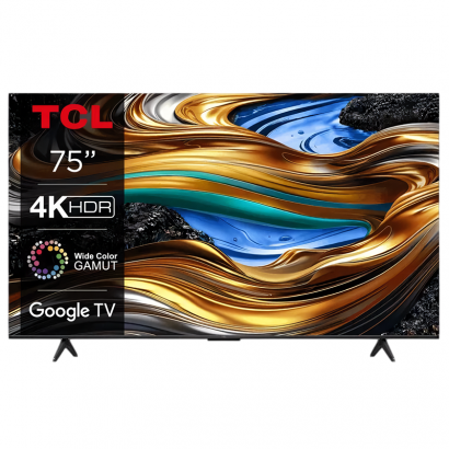 TCL75V6C/75P755 Téléviseur LED 4K Ultra HD smart Androïd | Taille 75" | Google TV, Wifi