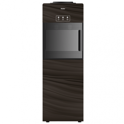 Haier HWDC2462R fontaine à eau avec réfrigérateur, marron foncé