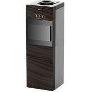 Haier HWDC2462R fontaine à eau avec réfrigérateur, marron foncé