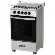 Green GN50 Cuisinière à gaz, 4 feux, 50X50