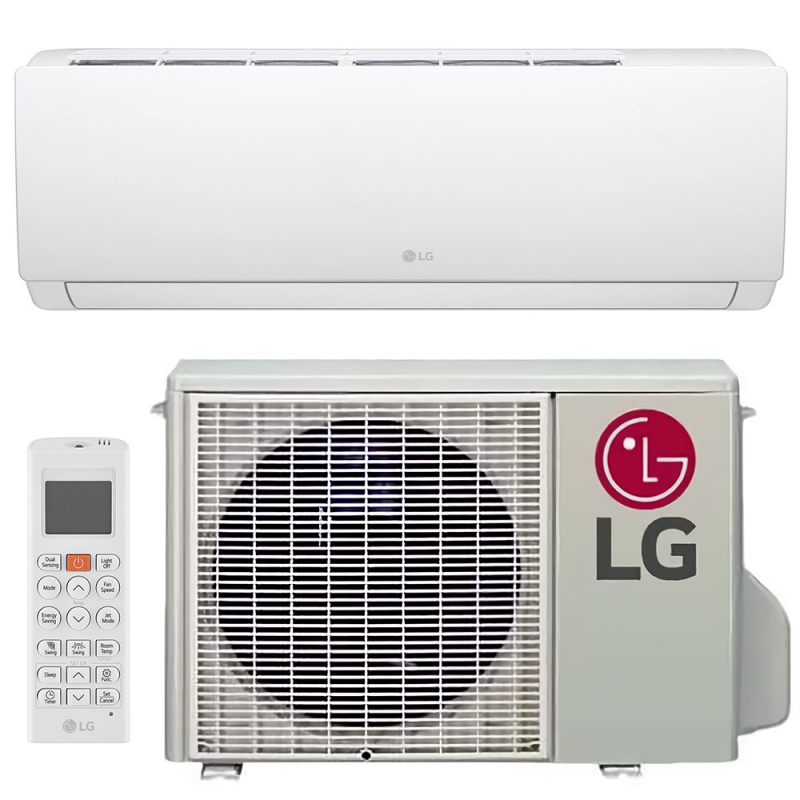 LG Climatiseur split Jetcool | Refroidissement par jet | Double détection | Aileron doré | Smart Diagnosis™