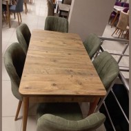 Table à manger extensible 6 chaises