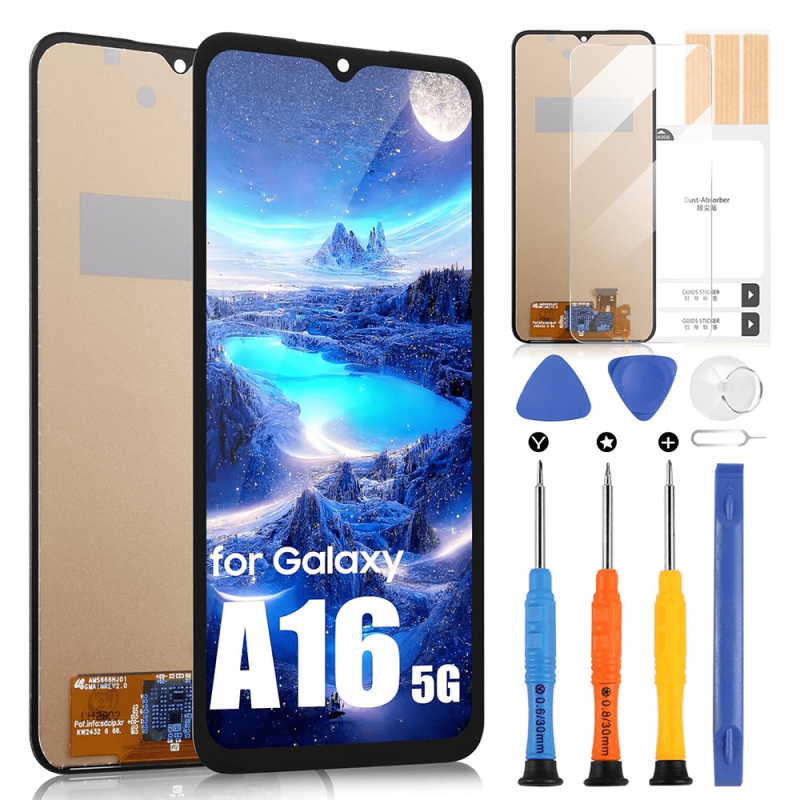Écran de Remplacement pour Samsung Galaxy A16 5G – Compatible SM-A166B / SM-A166P / SM-A166E