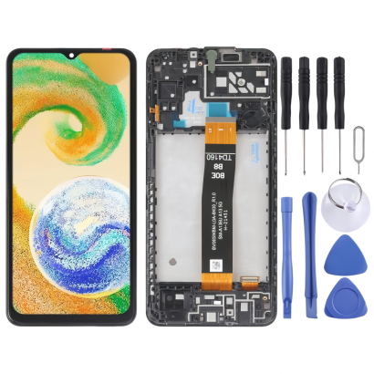 Samsung A04s – Écran de Rechange Compatible (SM-A047F / DS / DSN) avec Cadre Intégré + Outils
