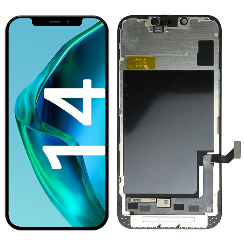 Iphone écran de rechange Compatible 14, 14 Plus, 14 Pro, Pro Max – Kit de Réparation Inclus