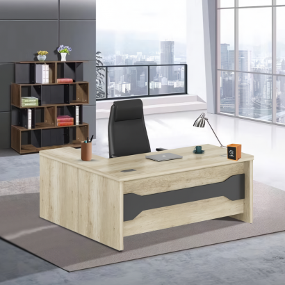 Table de bureau | Bureau d'angle direction | Design moderne