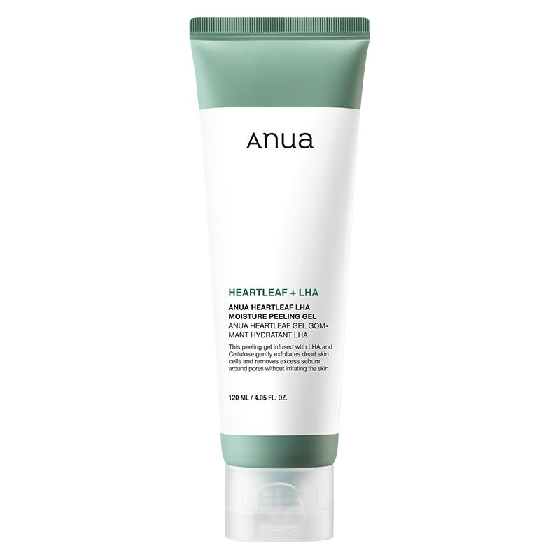 Anua gel gommant hydratant HeartLeaf LHA – exfoliant doux visage 120 ml