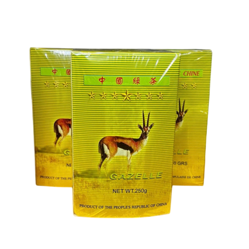 Gazelle Thé Vert de Chine 25 g – Lot de 10