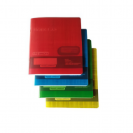 Cahiers à couverture plastique – Pack de 5 x 200 pages, solution complète, écriture quotidienne