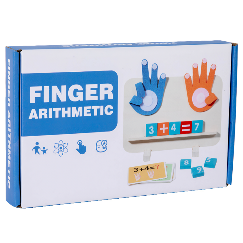 Outils mathématiques bois en forme de main — jouets éducatifs – compter, manipuler, apprendre
