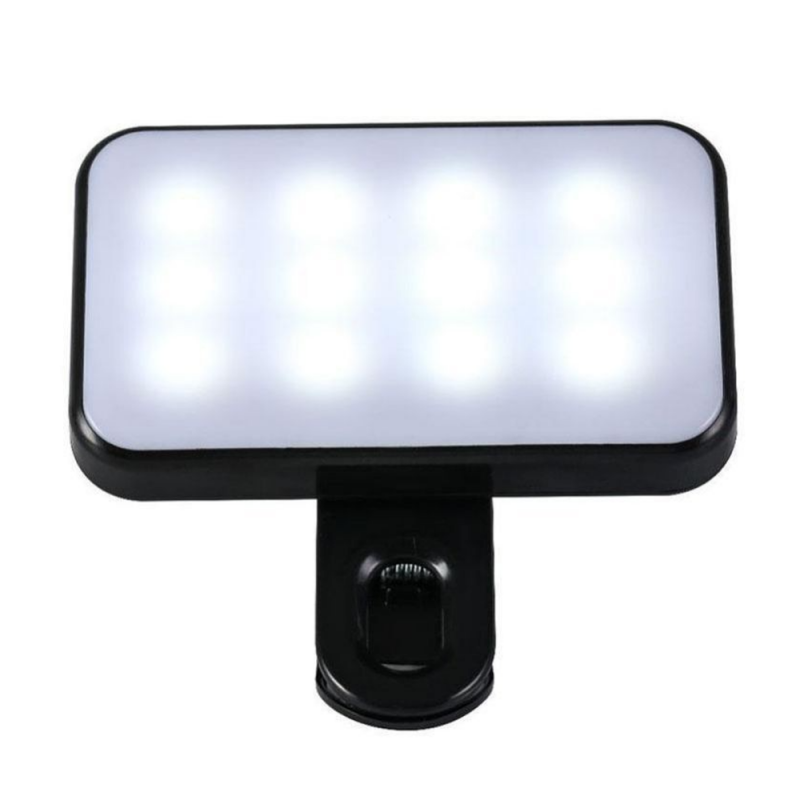 Mini Lampe LED cube avec pince – Éclairage parfait pour photos et vidéos