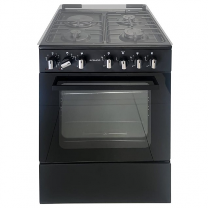 Enduro CAFS6031G Cuisinière mixte, 3 feux à gaz et 1 feu électrique