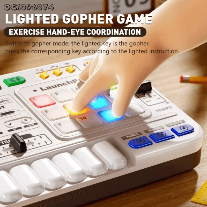 Instrument de Mix multifonctionnel Bluetooth | DJ Mixer disc player microphone, jouet créatif