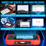 Launch CRP123X 2.0 – diagnostic automobile rapide, précis et intuitif | scanner OBD2 intelligent multisystème