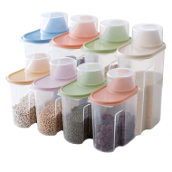 Boîte de conservation hermétique – récipient alimentaire, bocal de stockage plastique multifonction écologique