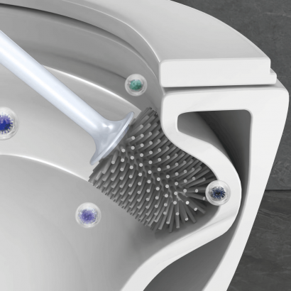 Brosse toilettes support mural – pratique et moderne, design compact et hygiénique