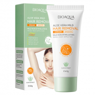 BIOAQUA crème dépilatoire sous la douche – épilation express rapide et indolore à l’aloe vera 60g