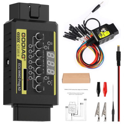 GODIAG ECU immo prog AD GT105 II | adaptateur de programmation ECU et DSG – diagnostic, clonage et alimentation