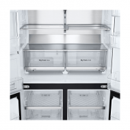 LG GC-X24FFCAB, réfrigérateur 4 portes 668L side by side instaView – machine à glaçons, ThinQ wi-fi et smart inverter