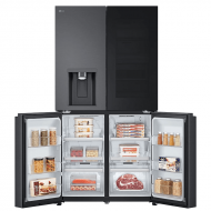 LG GC-X24FFCAB, réfrigérateur 4 portes 668L side by side instaView – machine à glaçons, ThinQ wi-fi et smart inverter