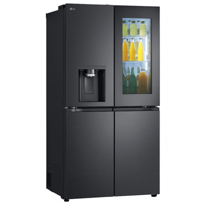 LG GC-X24FFCAB, réfrigérateur 4 portes 668L side by side instaView – machine à glaçons, ThinQ wi-fi et smart inverter