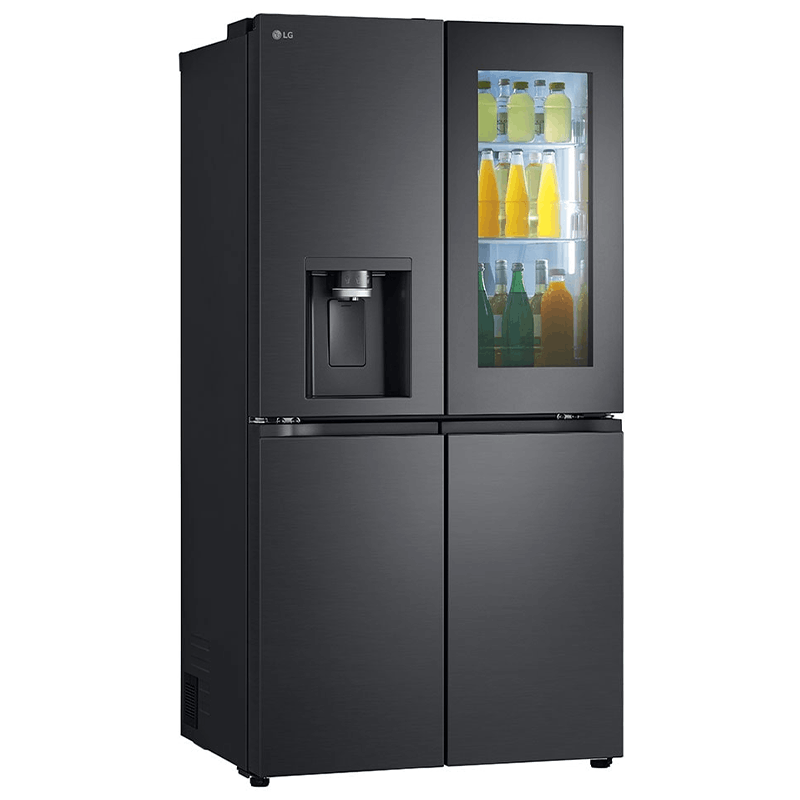 LG GC-X24FFCAB, réfrigérateur 4 portes 668L side by side instaView – machine à glaçons, ThinQ wi-fi et smart inverter