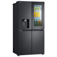 LG GC-X24FFCAB, réfrigérateur 4 portes 668L side by side instaView – machine à glaçons, ThinQ wi-fi et smart inverter