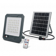 Split ZB105, projecteur LED solaire puissant et télécommande – lampe solaire extérieure 500W, éclairage sans électricité