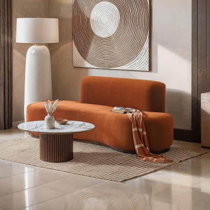 Vapore cuarzo Salon canapé 3 places