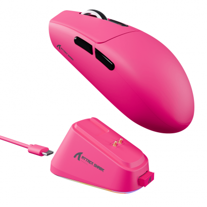 Attack Shark G3PRO souris gamer sans fil tri-mode | recharge magnétique, capteur PixArt PAW3311