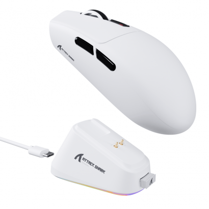 Attack Shark G3PRO souris gamer sans fil tri-mode | recharge magnétique, capteur PixArt PAW3311