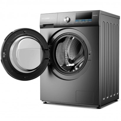 Sharp ES-FEI712DLZ-S machine à laver gris 7Kg – lave-linge performant, économique et pratique