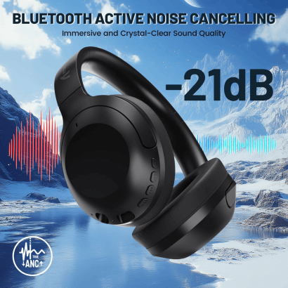 Attack Shark G300 casque bluetooth ANC ultra léger – réduction de bruit active et mode filaire