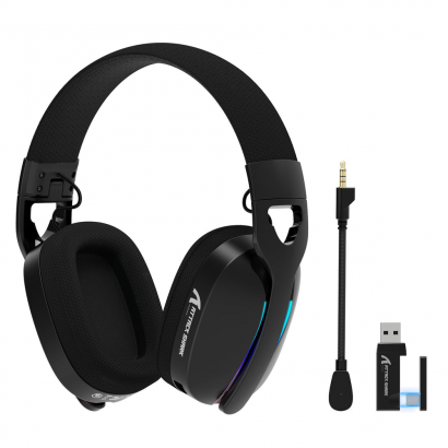 Attack Shark L90 casque gamer sans fil tri-mode – casque surround 7.1 ultra léger et micro détachable