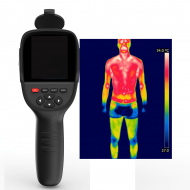 HTI HT-18+ caméra thermique infrarouge portable – capteur température corporelle et industrielle, enregistrement vidéo