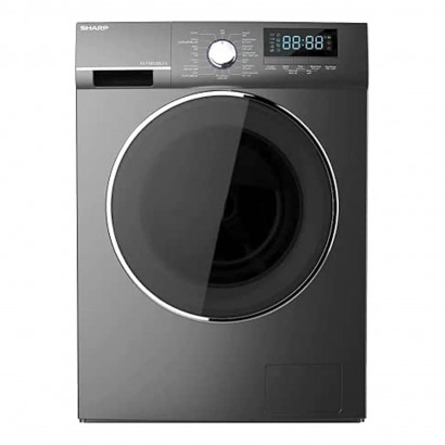 Sharp ES-FEI812DLZ-S machine à laver frontale – lave-linge inverter 8KG gris, essorage rapide