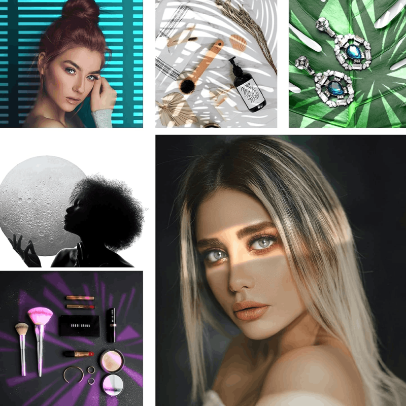 Bussi MG06 Pro Spotlight| Projecteur optique à zoom réglable conique 33/36° | Lumière créative | Accessoires flash studio