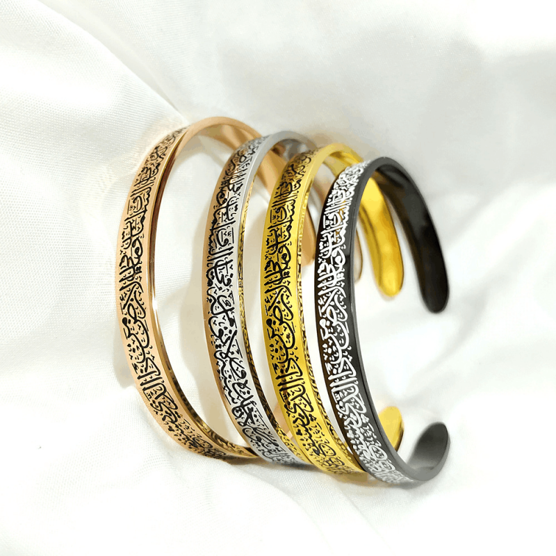 Bracelets monde Arabe en acier gravé | Helloprice