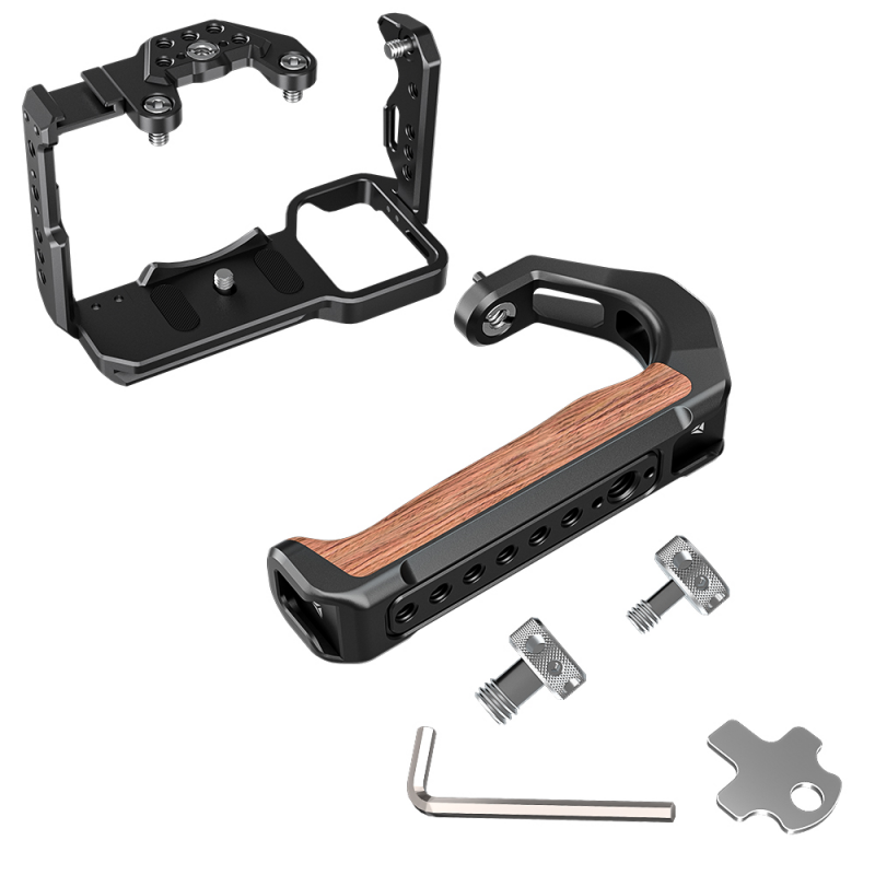 Poyinco Cage pour caméra Sony FX3/FX30 en alliage d'aluminium