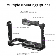 Poyinco Cage pour caméra Sony FX3/FX30 en alliage d'aluminium