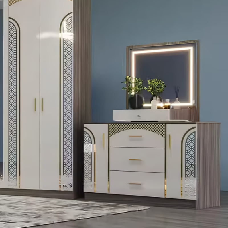 Chambre à coucher MC627H moderne 5 pièces - Helloprice