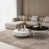 Table basse TB047 – Ensemble de 2 tables rondes