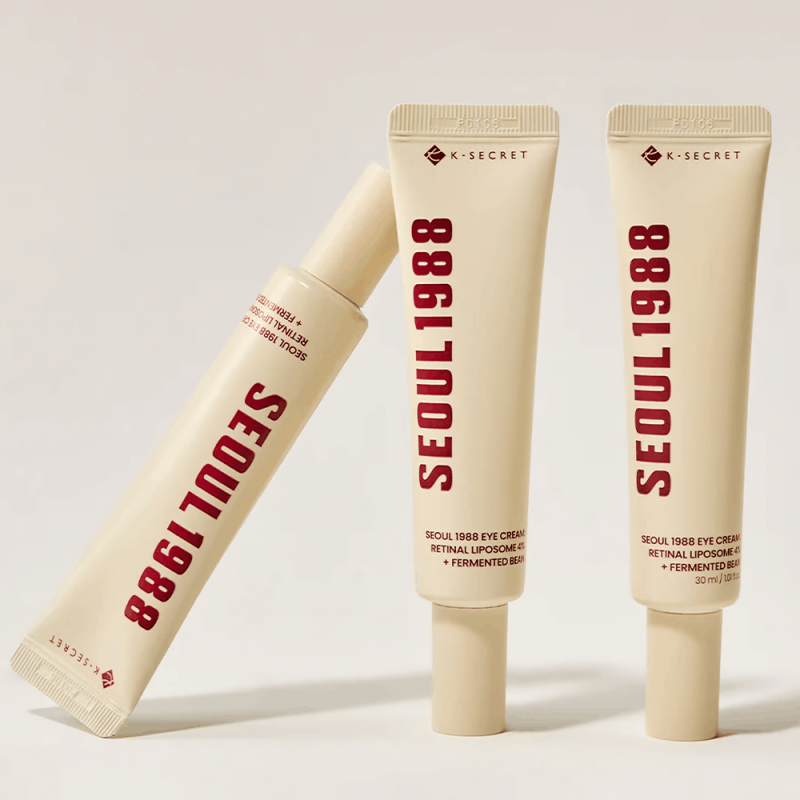 K-SECRET Seoul 1988 crème pour yeux liposome rétinien 4 % + haricot fermenté | soin visage anti âge, teint uniforme, 30ml